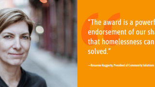 The MacArthur Foundation awards Community Solutions $100 million to accelerate an end to homelessness in the U.S.